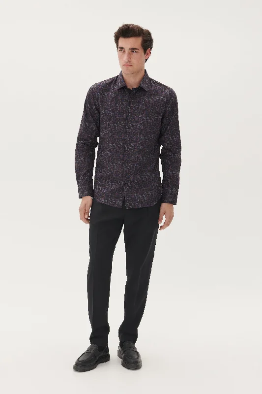 MATROSTOL FLORAL LONG SLEEVE BUTTON UP