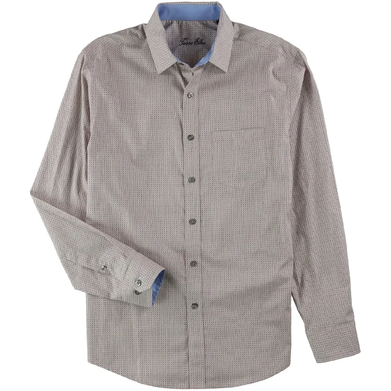 Tasso Elba Mens Foulard Button Up Shirt