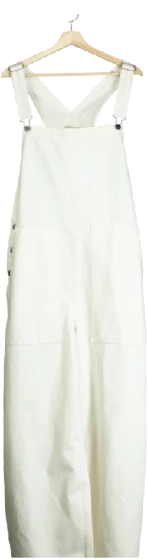 EVERLANE White The Gardener Overall UK XL